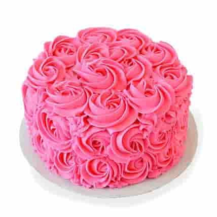 Rose Strawberry Cake